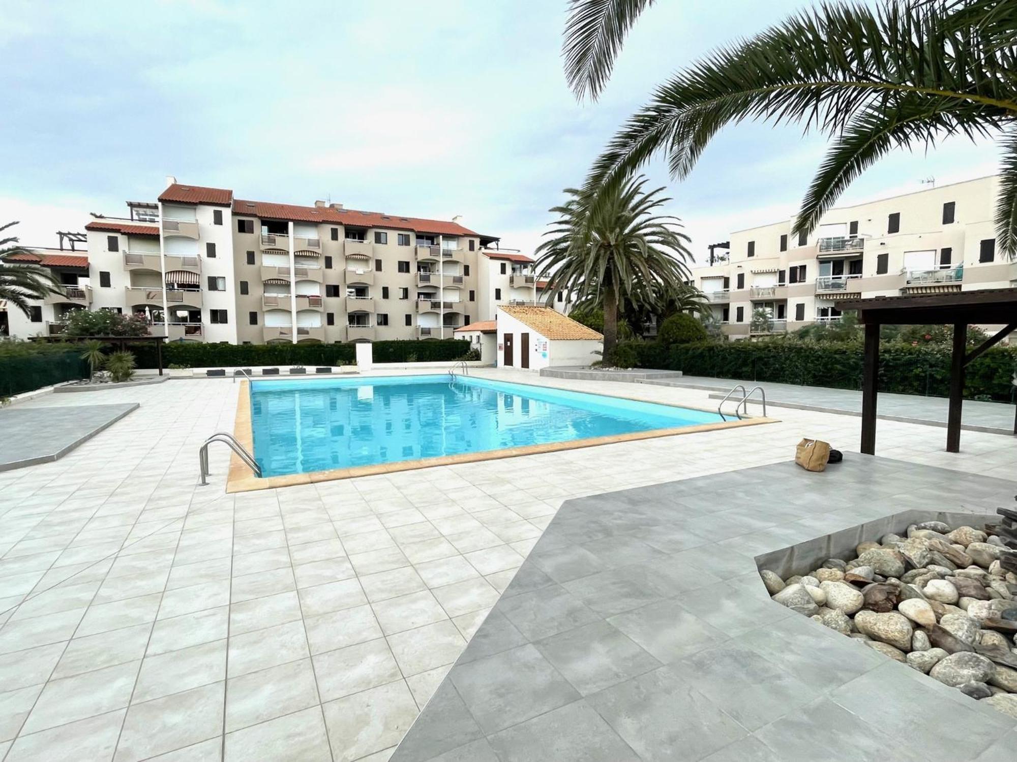 Apartmán Rez De Jardin + Terrasse Piscine Et Acces Direct Plage Saint-Cyprien  Exteriér fotografie